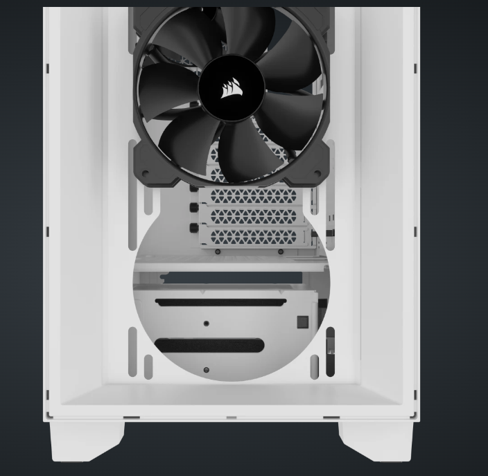 Corsair 3000D AIRFLOW Mid-Tower PC Case - White