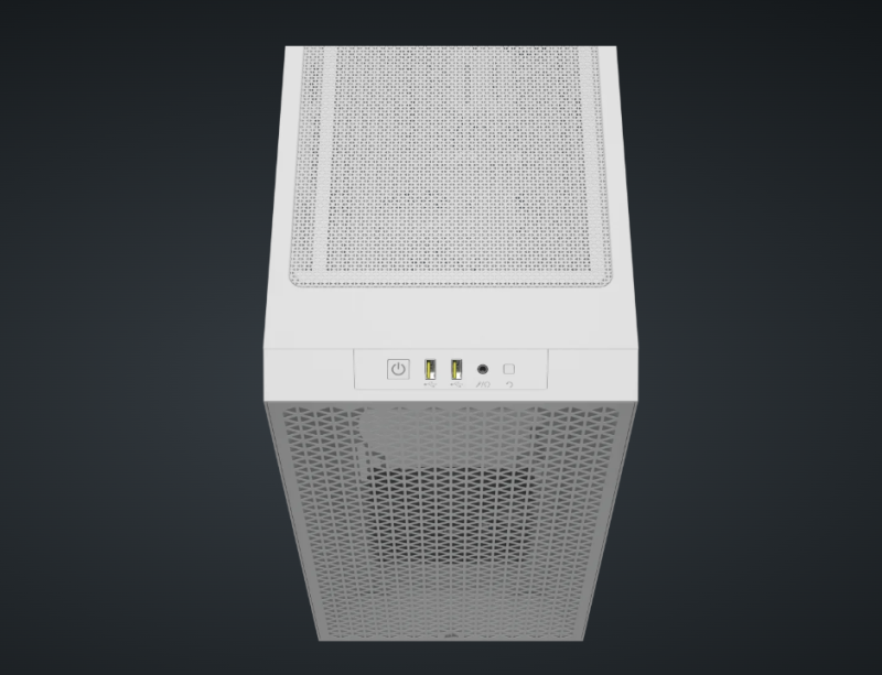 Corsair 3000D AIRFLOW Mid-Tower PC Case - White
