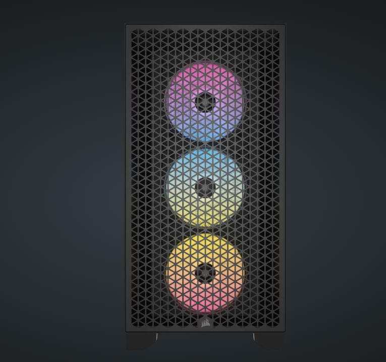 Corsair 3000D RGB AIRFLOW Mid-Tower PC Case - Black