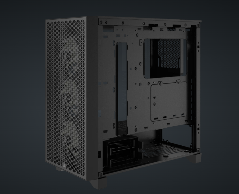 Corsair 3000D RGB AIRFLOW Mid-Tower PC Case - Black