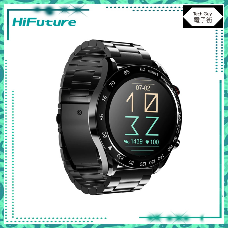 HiFuture【FutureGo Pro】不銹鋼防水 智能手錶 (2色)