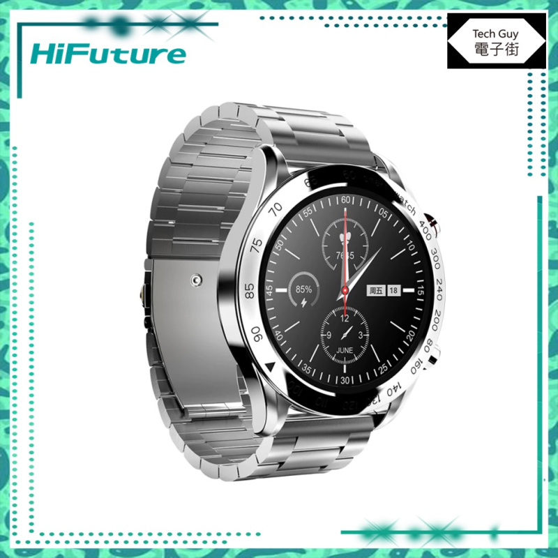 HiFuture【FutureGo Pro】不銹鋼防水 智能手錶 (2色)