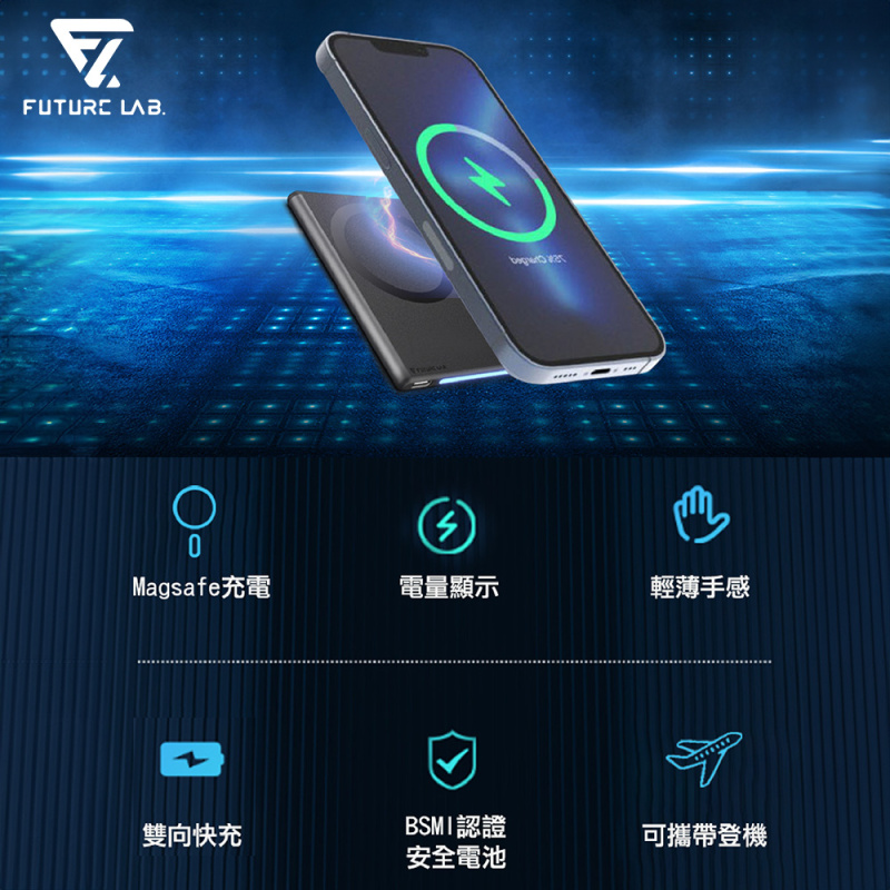 【原裝行貨 一年保養】Future Lab 磁吸電源卡 MagnaS Energy Card 2000mAh