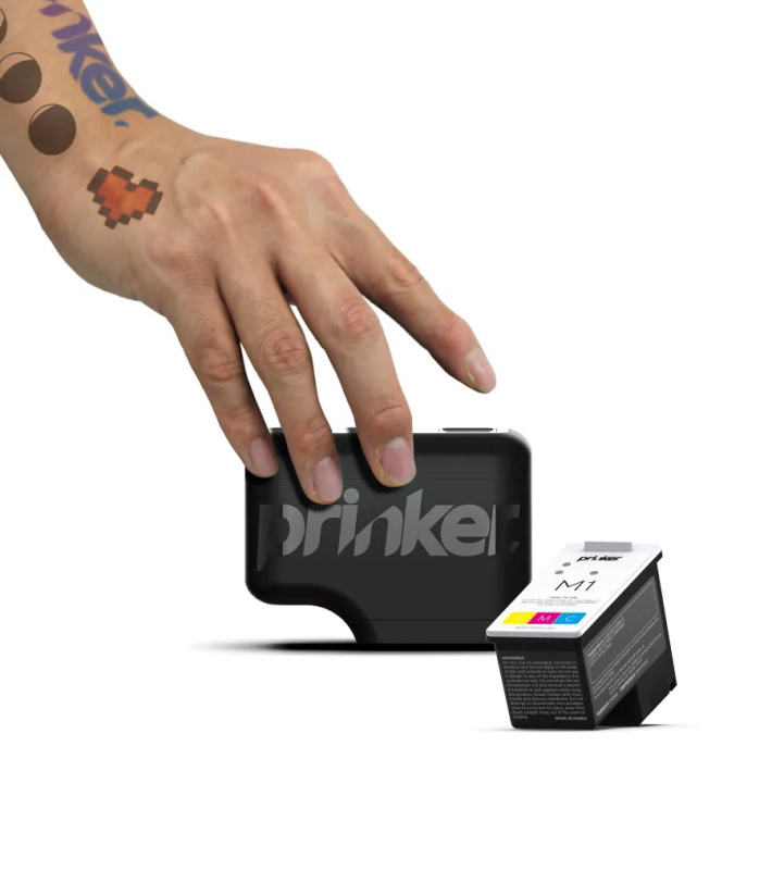 Prinker M 一次性紋身打印套裝-包括彩色墨和定形液(可另配彩色墨盒和定形液)