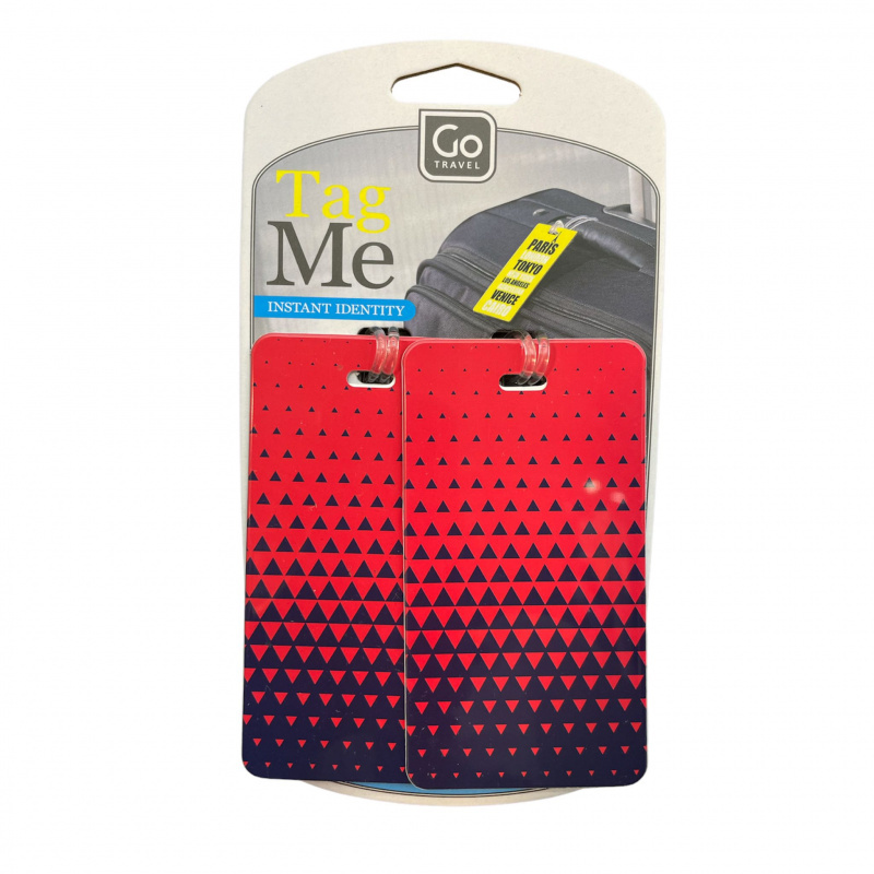 GO TRAVEL Tag Me Patterned Luggage tags twin pack 行李牌 153 (款式隨機發貨)