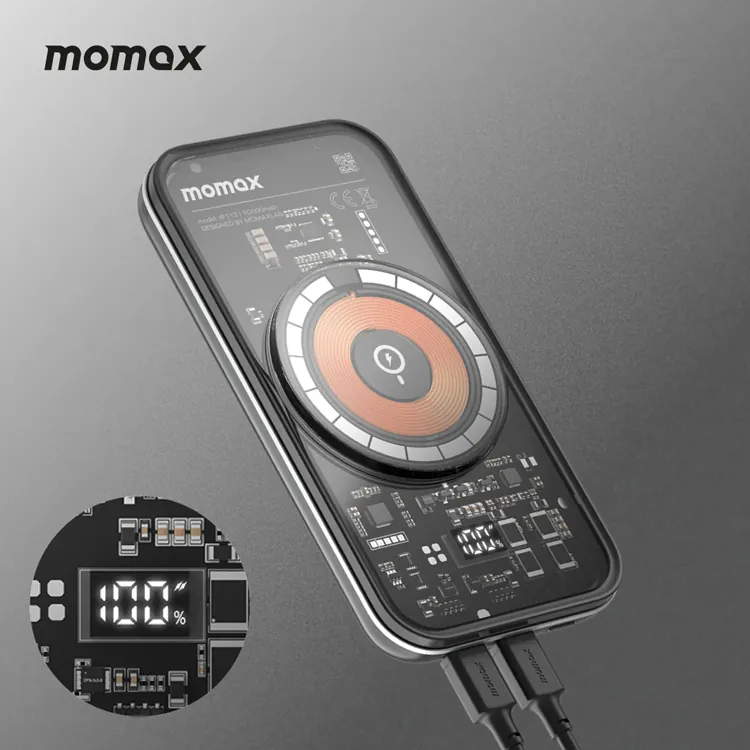 Momax Q.MAG POWER 10000mAh 磁吸無線充流動電源 (IP113)