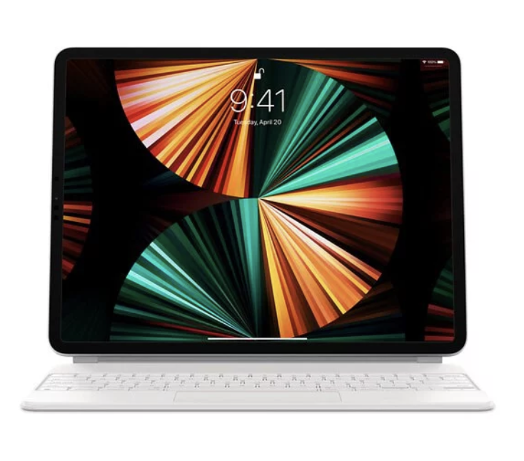 Apple 精妙鍵盤適用於 iPad Pro 12.9 吋 (第 3-6 代)  (白色）
