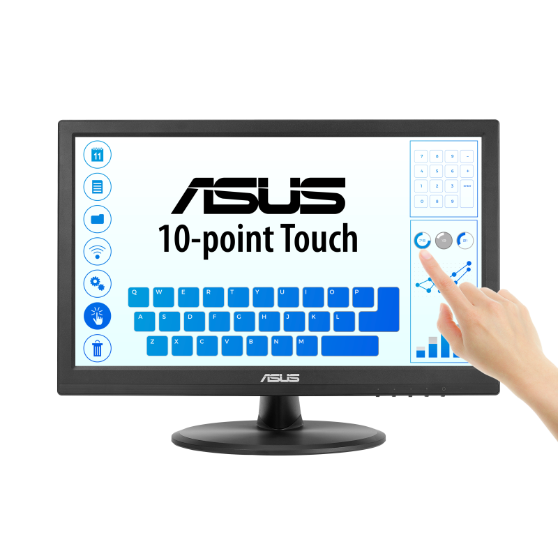 ASUS VT169HE 觸控顯示器 – 16 吋 (15.6 吋可視範圍) FHD (1920x1080)