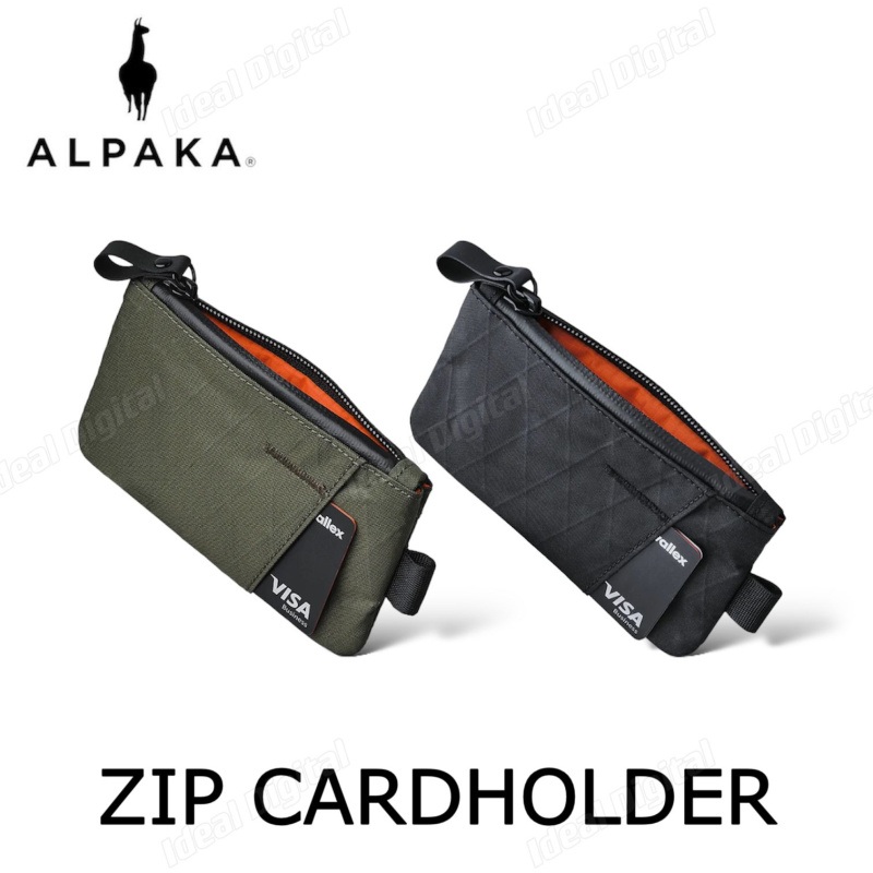 ALPAKA Zip Cardholder 拉鏈卡套 VX21 [2色]