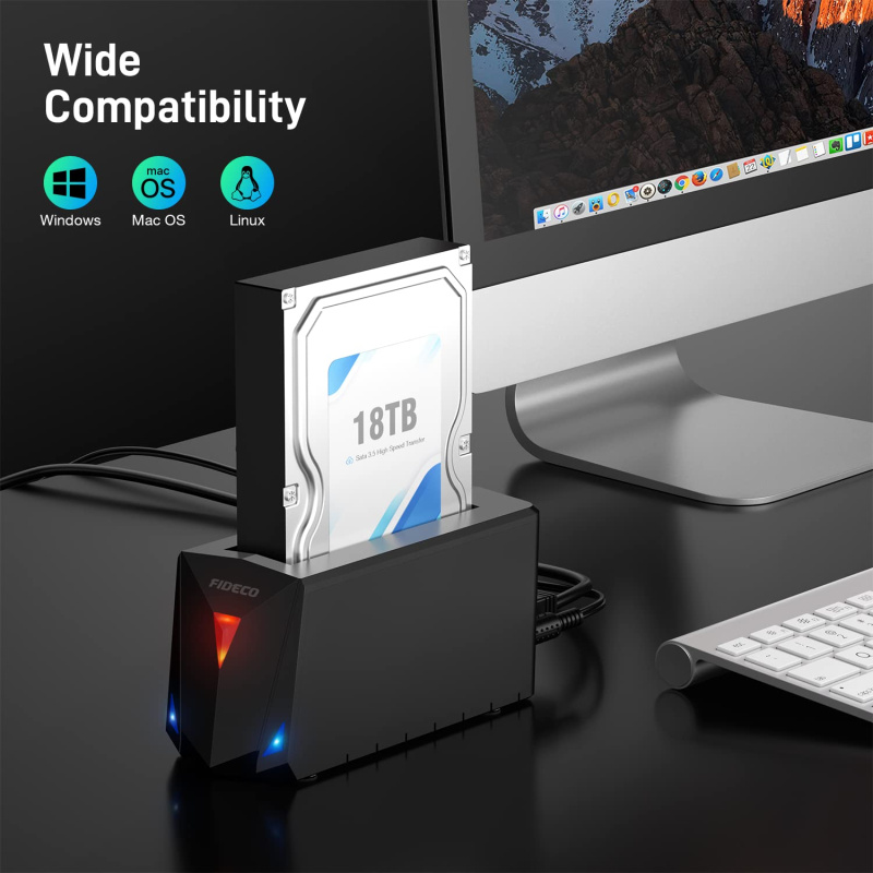 Fideco USB3.0 to SATA HDD / SSD Docking Station YPZ110B