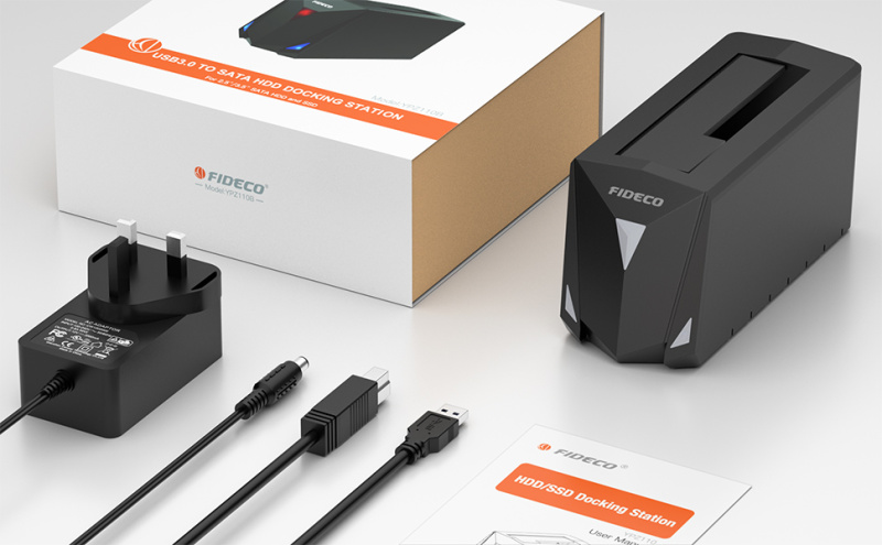 Fideco USB3.0 to SATA HDD / SSD Docking Station YPZ110B
