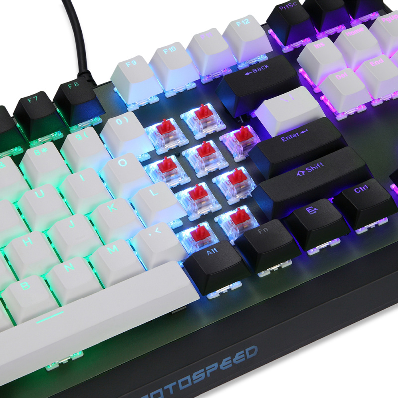 Motospeed RGB Mechanical Programmable Gaming Keyboard 電競自定義遊戲機械鍵盤 CK73