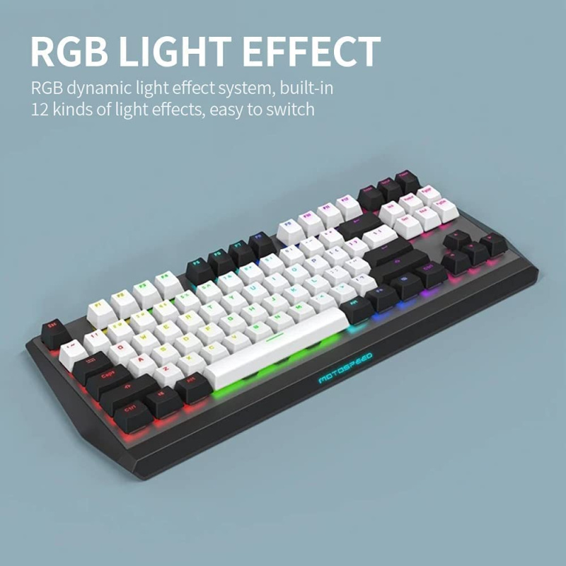 Motospeed RGB Mechanical Programmable Gaming Keyboard 電競自定義遊戲機械鍵盤 CK73