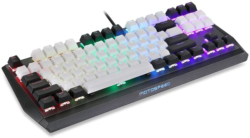 Motospeed RGB Mechanical Programmable Gaming Keyboard 電競自定義遊戲機械鍵盤 CK73