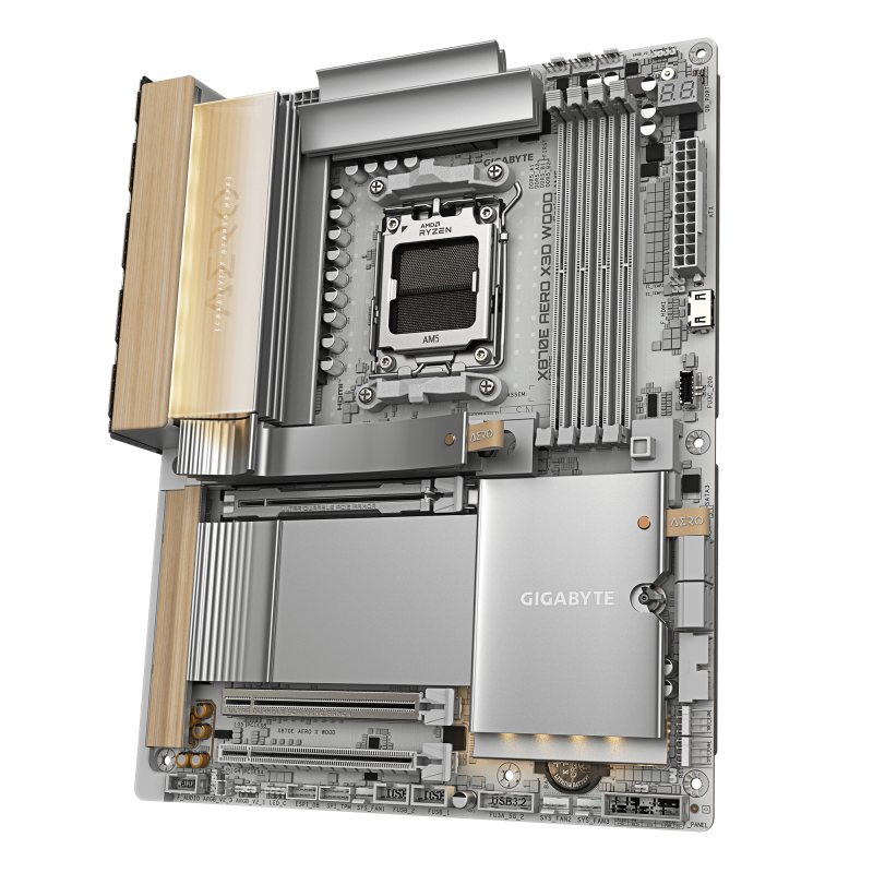 GIGABYTE X870E AERO X3D WOOD ATX (AM5) **40th Limited Model ** GIGABYTE X870E AERO X3D WOOD ATX (AM5) **40th Limited Model **