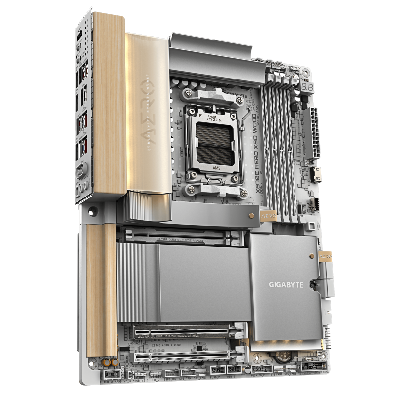 GIGABYTE X870E AERO X3D WOOD ATX (AM5) **40th Limited Model ** GIGABYTE X870E AERO X3D WOOD ATX (AM5) **40th Limited Model **