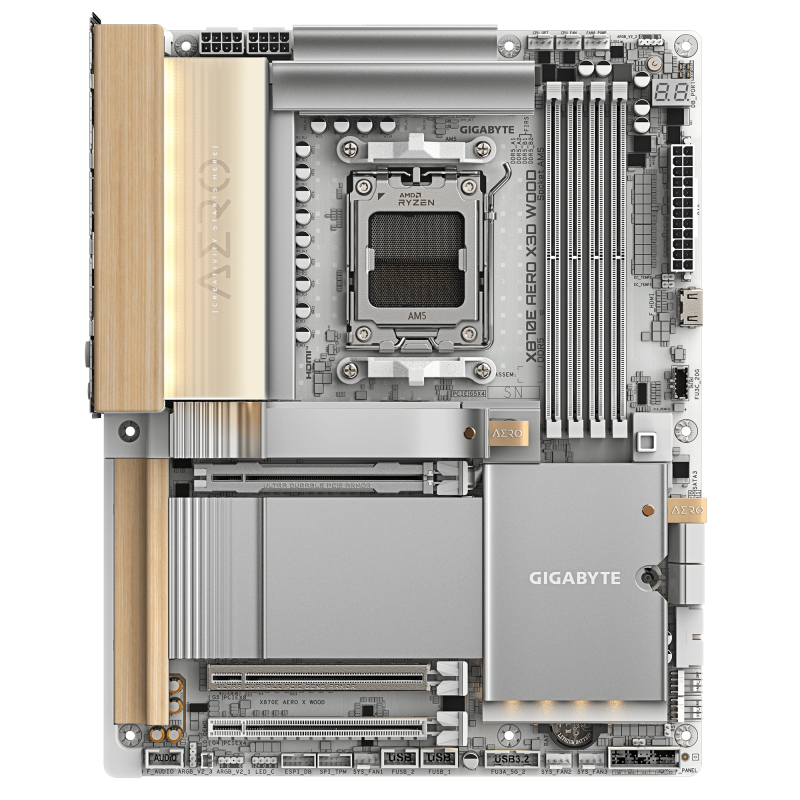 GIGABYTE X870E AERO X3D WOOD ATX (AM5) **40th Limited Model ** GIGABYTE X870E AERO X3D WOOD ATX (AM5) **40th Limited Model **