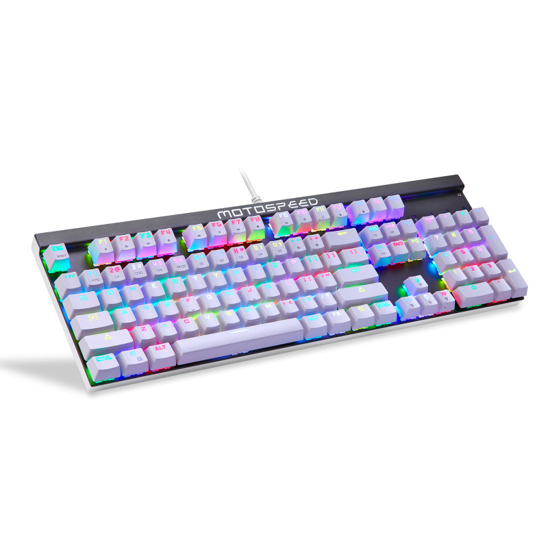 Motospeed RGB Mechanical Programmable Gaming Keyboard 電競自定義遊戲機械鍵盤 CK103