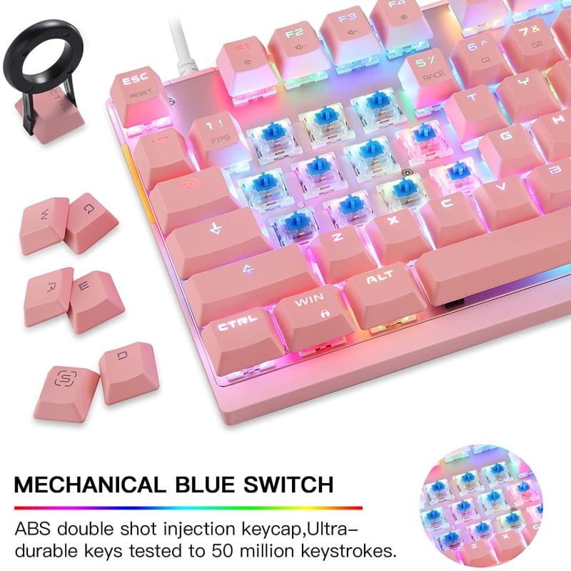 Motospeed RGB Mechanical Programmable Gaming Keyboard 電競自定義遊戲機械鍵盤 CK82 Motospeed RGB Mechanical Programmable Gaming Keyboard 電競自定義遊戲機械鍵盤 CK82
