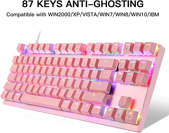 Motospeed RGB Mechanical Programmable Gaming Keyboard 電競自定義遊戲機械鍵盤  CK82