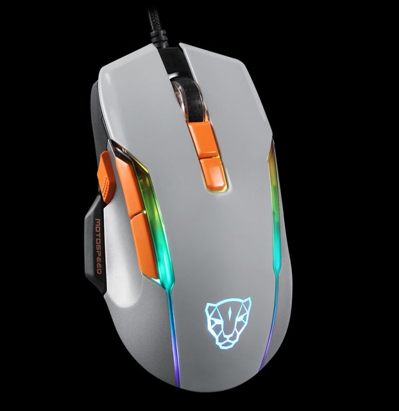 Motospeed Programmable RGB Gaming Mouse V90 電競自定義遊戲滑鼠