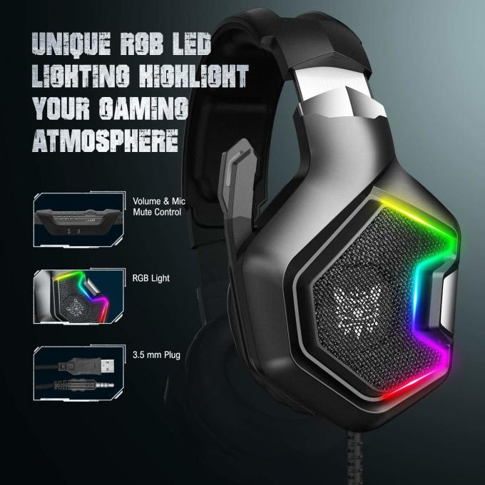 Onikuma RGB Gaming Headset with mic 頭戴式電競耳機 K10 Pro
