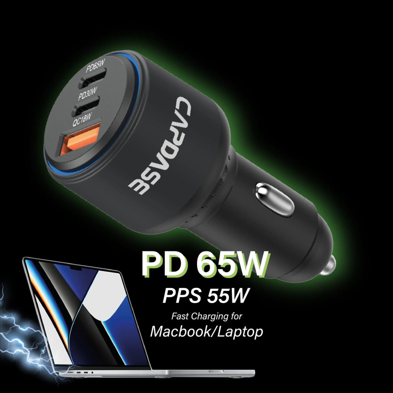 CAPDASE QC 3.0 / PD 3.0 快速充電車載充電器 – Rapider 3P95