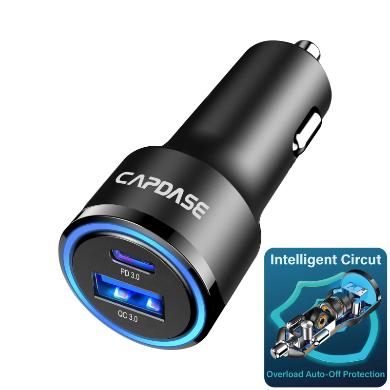 CAPDASE QC 3.0 / USB-C PD 3.0 車載充電器 – Rapider SuperDP48
