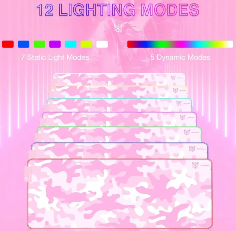 Onikuma RGB Gaming Mouse Pad MP006 / MP005