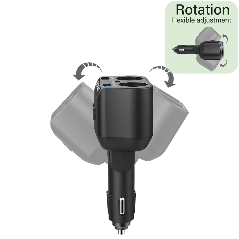 CAPDASE QC 3.0 USB/插座快速充電車載充電器 -PowerDrive B248M