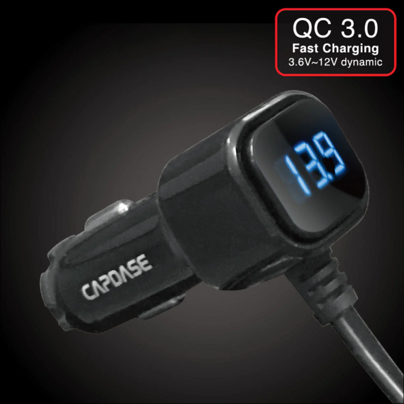 CAPDASE 2插座/2 USB 車載充電器-Power Hub BQ3P3