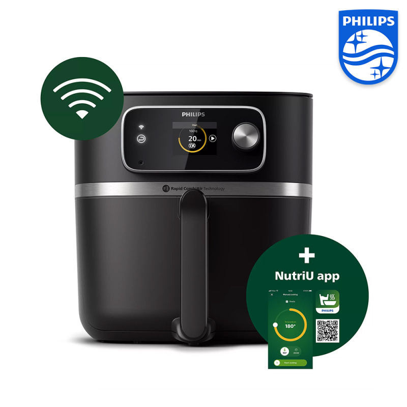 【原裝行貨 兩年保養】Philips 飛利浦 7000系列 雙速萬用氣炸烤焗爐 HD9880/90 (全港除偏遠地區外免運費)