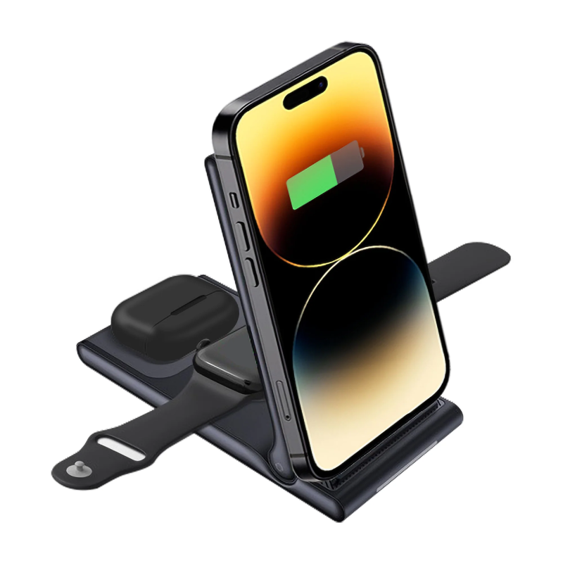 CAPDASE 三合一快速無線充電支架 Q-Touch DF315