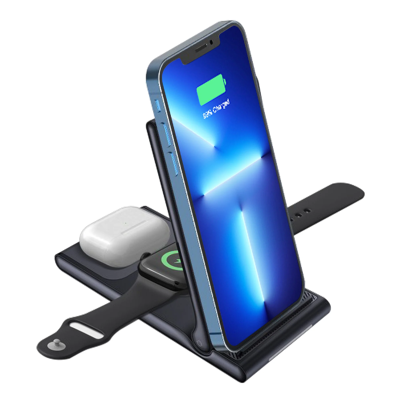 CAPDASE 三合一快速無線充電支架 Q-Touch DF315