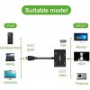 Onten HDMI to HDMI + VGA with Audio Adapter and DC 5V1A Power Supply Port (Plug-and-play) OTN-5165HV