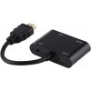 Onten HDMI to HDMI + VGA with Audio Adapter and DC 5V1A Power Supply Port (Plug-and-play)