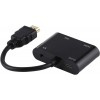Onten HDMI to HDMI + VGA with Audio Adapter and DC 5V1A Power Supply Port (Plug-and-play) OTN-5165HV
