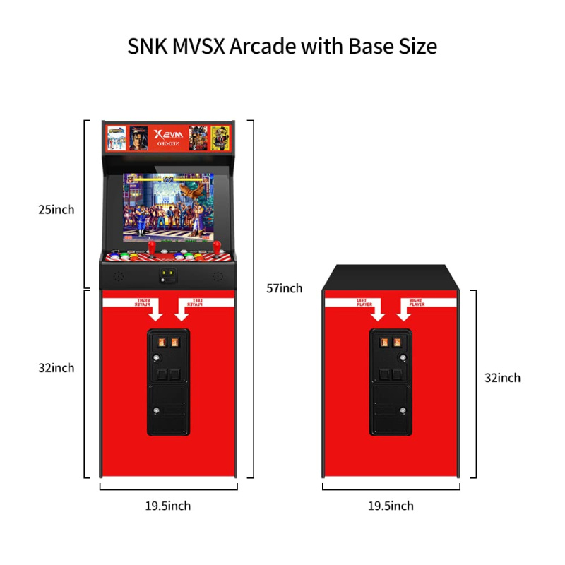 SNK NEOGEO MVSX  家庭版 街機 主機座
