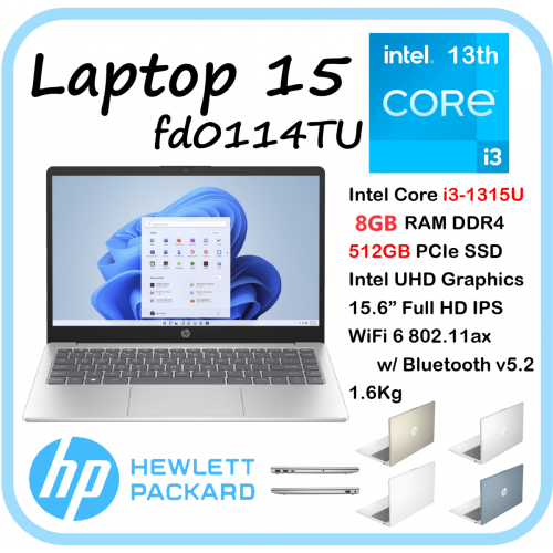 HP 15-fd0114TU 手提電腦 [i3-1315U/ 15.6