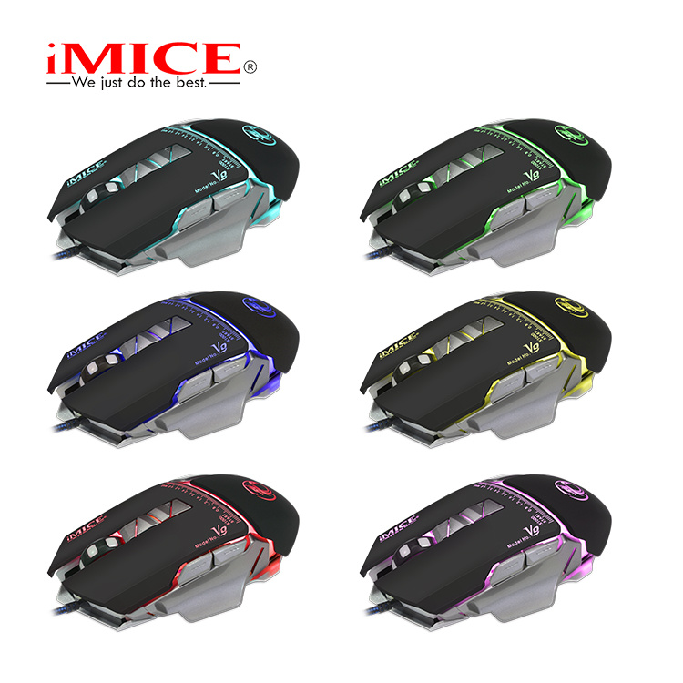 Imice Programmable RGB Gaming Mouse V9