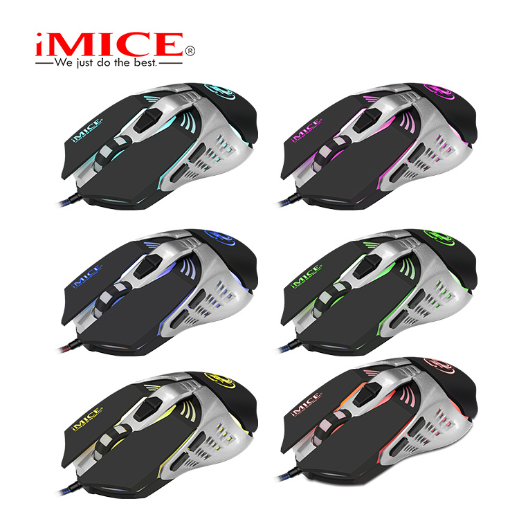 imice Programmable RGB Gaming Mouse V5
