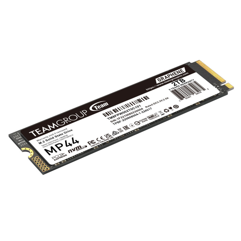 TEAMGROUP MP44 NVMe Gen4 2TB 7,400/7,000MB/s 5-YearHD-MP442TB [現金優惠 $945]