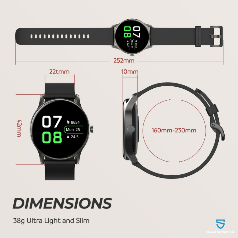 Soundpeats Watch 2 運動型智能手錶