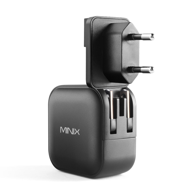 Minix NEO P1 66w Turbo 3 PORT, GaN USB & PD Charger 旅行插頭快速充電器