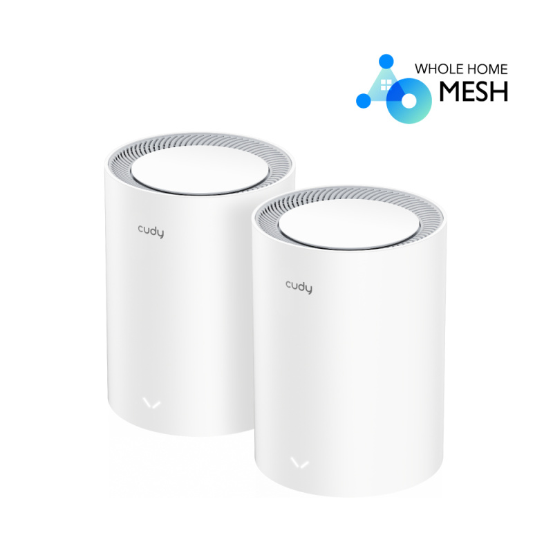 Cudy AX3000 2.5G Dual Band Wi-Fi 6 Mesh System (BLACK / WHITE)