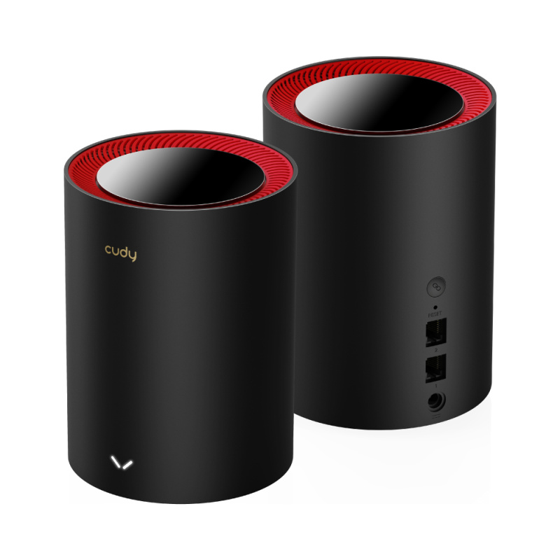 Cudy AX3000 2.5G Dual Band Wi-Fi 6 Mesh System (BLACK / WHITE)