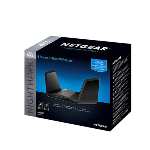 Netgear Nighthawk 8-Stream Tri-Band AX6600 WiFi 6 Router [RAX70]