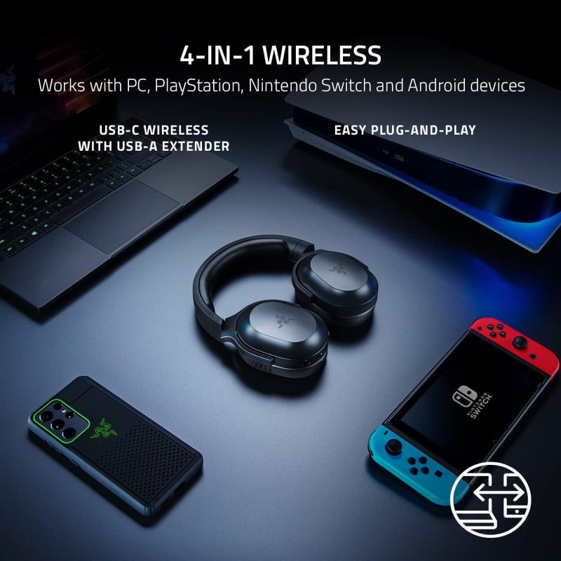 Razer Barracuda X Wireless 多平台無線電競耳機 (2022版)
