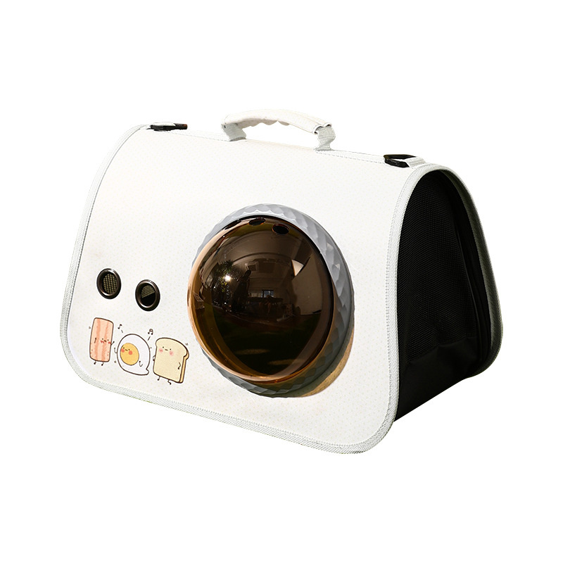 日本AKI - maeH-透明款手提貓貓狗狗寵物包