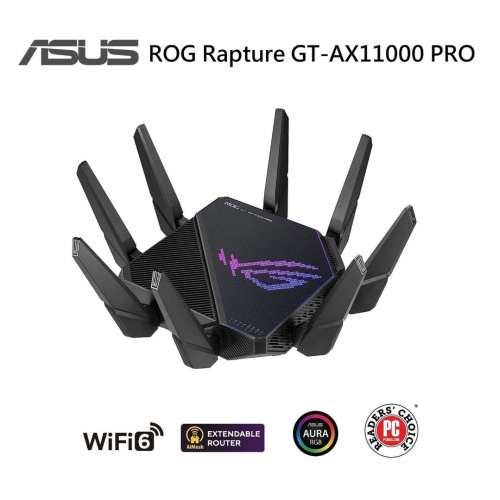 ASUS ROG Rapture GT-AX11000 Pro 三頻WiFi 6 電競路由器